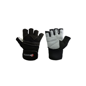 Gloves Mens Advanced Wristwraps Gray&Black
